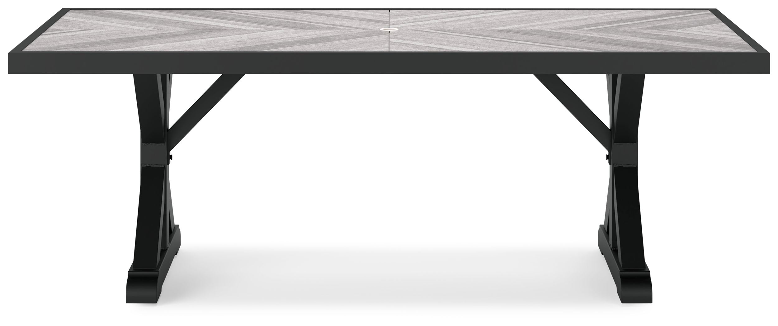 Beachcroft - Rect Dining Table W/Umb Opt