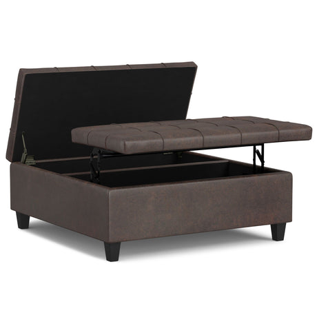 Harrison - Large Coffee Table Storage Ottoman - view 28
