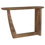 Fletcher - Oval Solid Mango Wood Entryway Console Table - Brown by Coaster Fine Furniture | Bel Furniture
