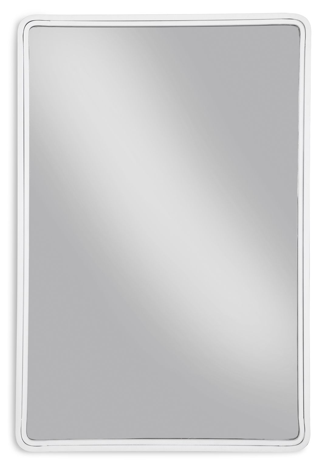Brocky - Rectangle Accent Mirror White by Signature Design by Ashley® | Bel Furniture