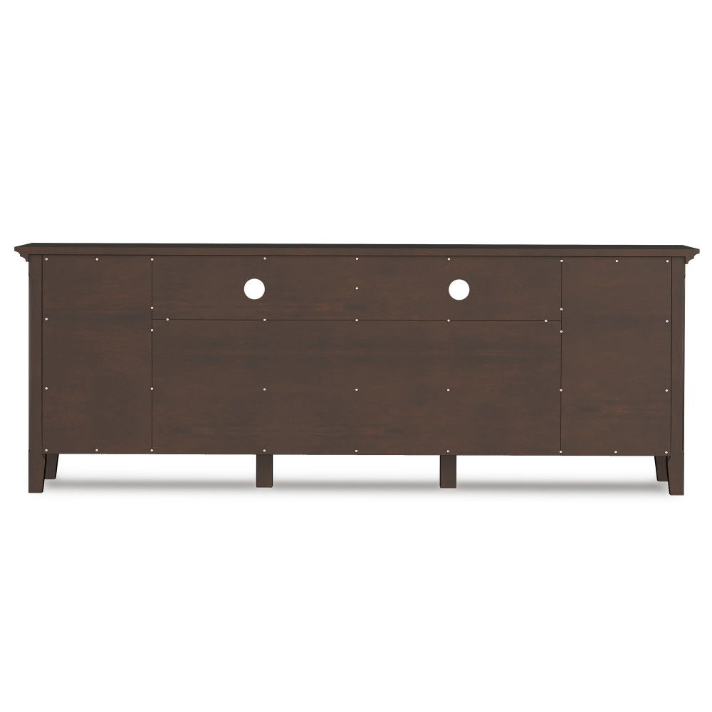 Acadian - Wide TV Media Stand - Brown by Simpli-Home | Bel Furniture