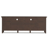 Acadian - Wide TV Media Stand - Brown by Simpli-Home | Bel Furniture