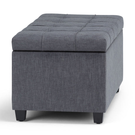 Sienna - Upholstered Storage Ottoman Bench - view 24