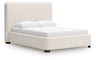 Brintstreet - Upholstered Bed Beige by Signature Design by Ashley® | Bel Furniture