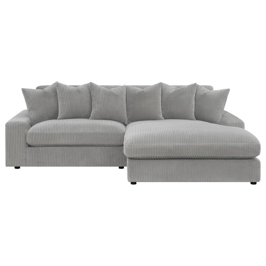 Blaine - Reversible Upholstered Chaise Sectional Sofa by Coaster Fine Furniture | Bel Furniture