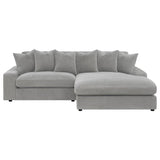 Blaine - Reversible Upholstered Chaise Sectional Sofa by Coaster Fine Furniture | Bel Furniture