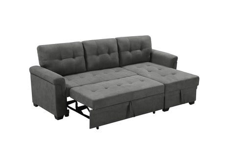 Lucca - Reversible Sectional Sleeper Sofa Chaise With Storage