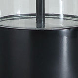 Kerrbrook - Glass Table Lamp - Clear / Black