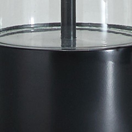 Kerrbrook - Glass Table Lamp - Clear / Black - view 4