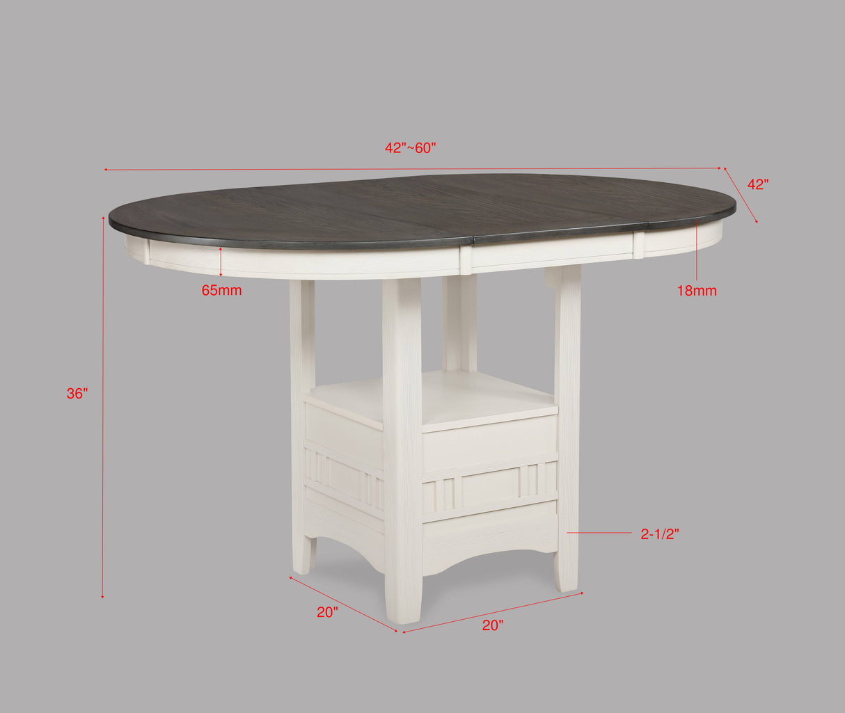 Hartwell - Counter Height Table by Crown Mark | Bel Furniture
