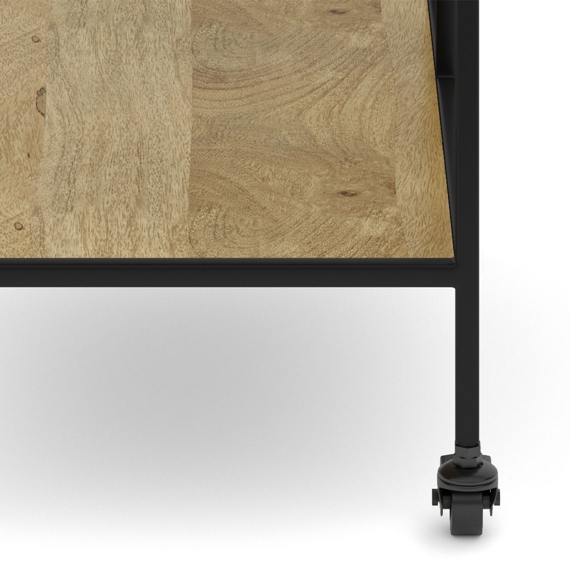 Barnes - Bar Cart - Natural by Simpli-Home | Bel Furniture