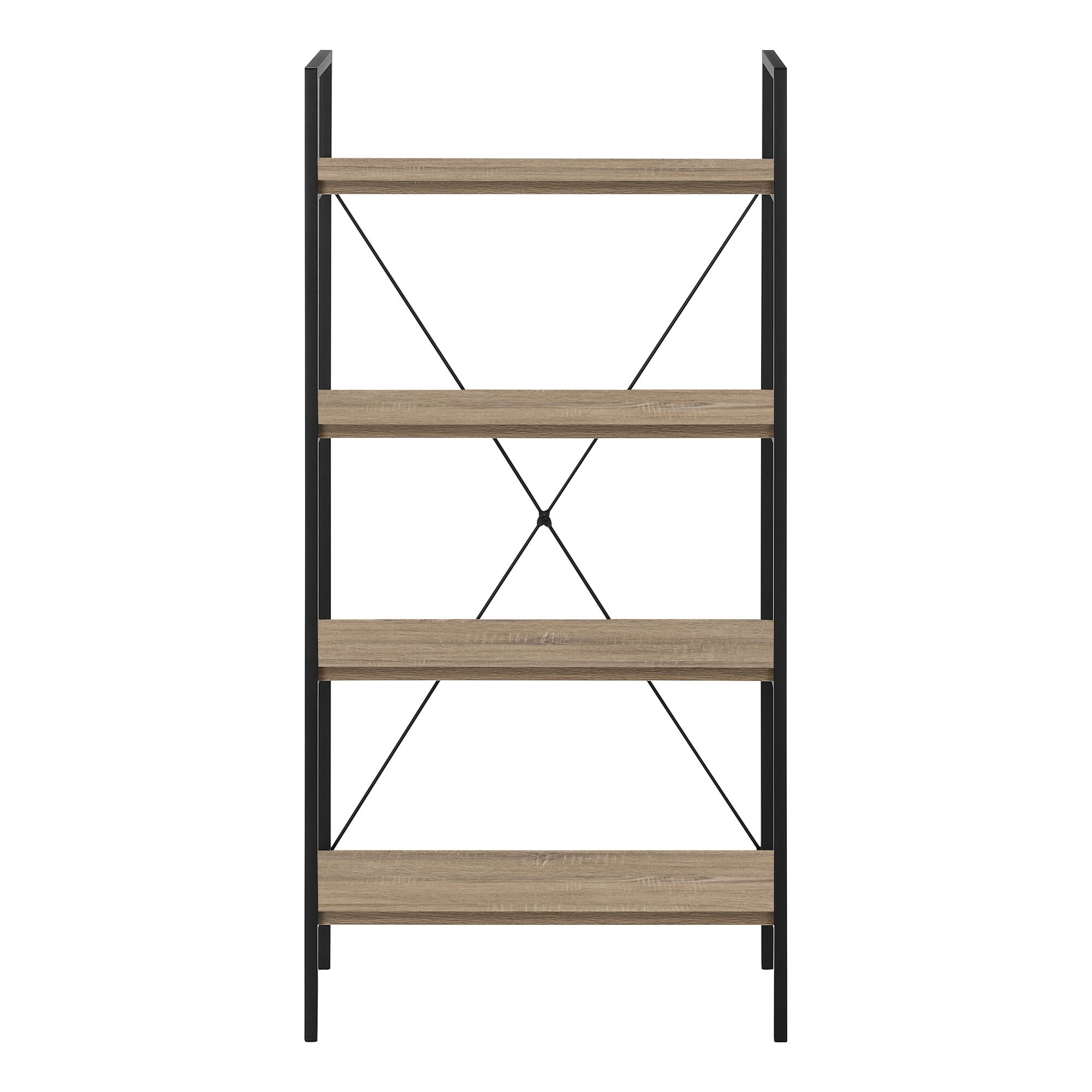 Bookshelf, Bookcase, 4 Tier, Office, Bedroom, Contemporary, Modern