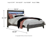 Baystorm - LED Panel Bed by Signature Design by Ashley® | Bel Furniture