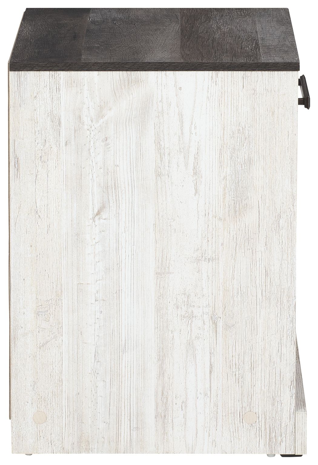 Shawburn - Whitewash / Charcoal Gray - One Drawer Night Stand by Signature Design by Ashley® | Bel Furniture