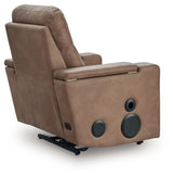 Lorrenton - Glider Power Recliner With Audio System - Caramel