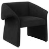 Ramsey - Upholstered Sloped Arm Accent Chair Black by Coaster Fine Furniture | Bel Furniture