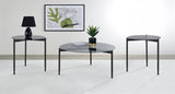 Rosalie - Round Coffee And End Table Set Gray 3 Pc. Coffee Table, 2 End Tables by Coaster Fine Furniture | Bel Furniture