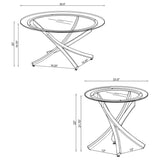 Brooke - Round Coffee Table Set by Coaster Fine Furniture | Bel Furniture