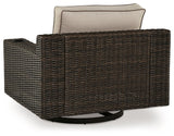Coastline Bay - Brown - Swivel Lounge W/ Cushion by Signature Design by Ashley® | Bel Furniture