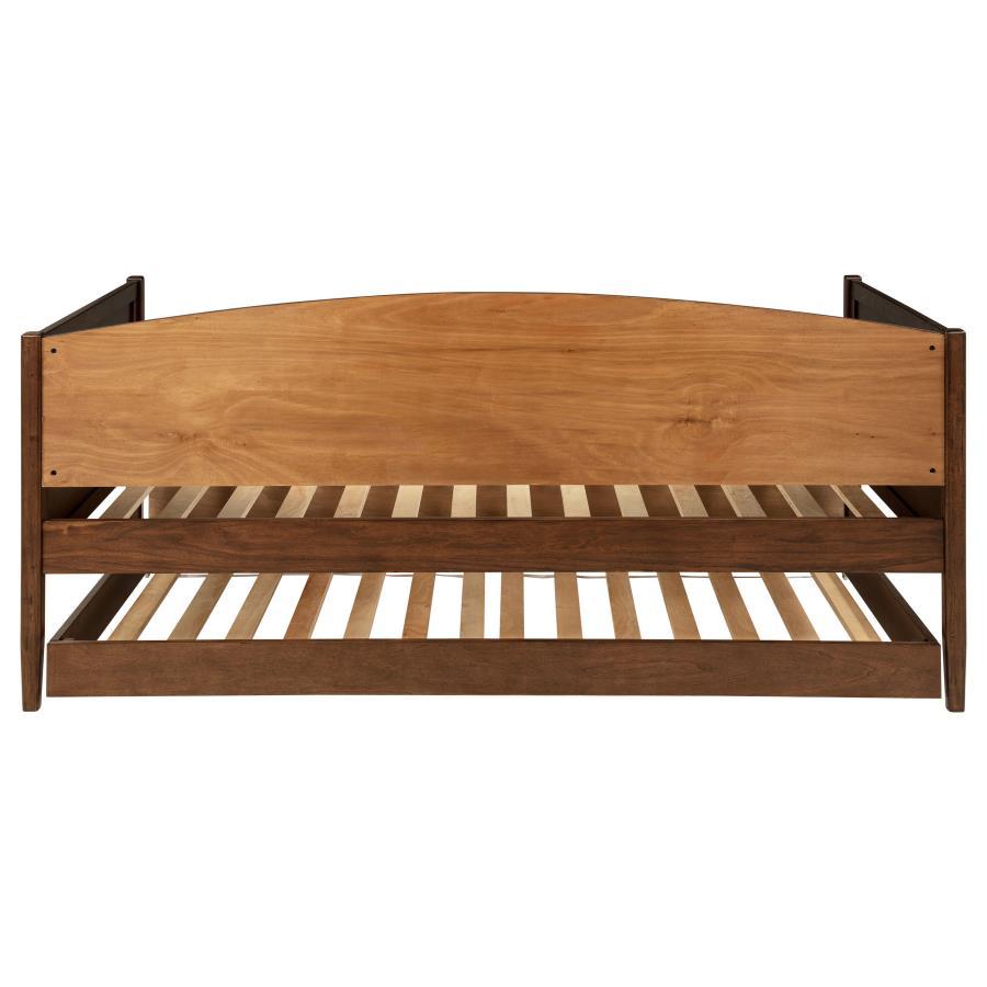 Bozeman - Wood Twin Daybed With Trundle - Medium Walnut by Coaster Fine Furniture | Bel Furniture