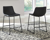 Centiar - Upholstered Barstool (Set of 2) by Signature Design by Ashley® | Bel Furniture
