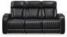 Boyington - Power Reclining Sofa With Adj Headrest Black by Signature Design by Ashley® | Bel Furniture