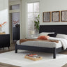 Danziar - Panel Bed With Low Footboard Set Black King by Signature Design by Ashley® | Bel Furniture