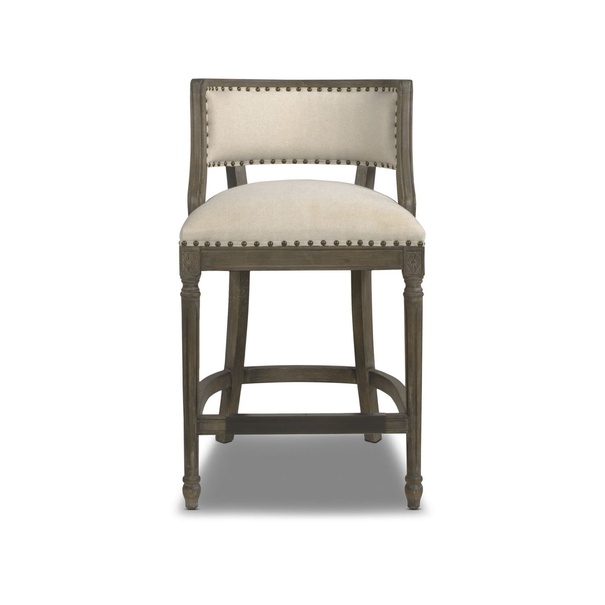 Paris - Farmhouse Counter Height Bar Stool With Backrest by Jennifer Taylor Home | Bel Furniture