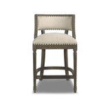 Paris - Farmhouse Counter Height Bar Stool With Backrest by Jennifer Taylor Home | Bel Furniture