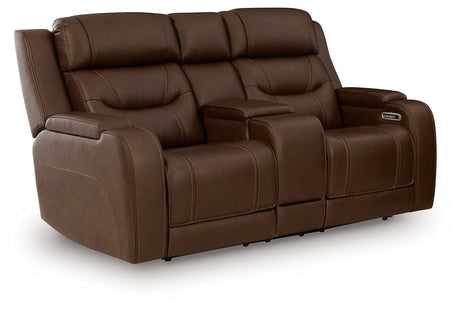 Knightington - Power Reclining Loveseat With Audio Seating - view 2