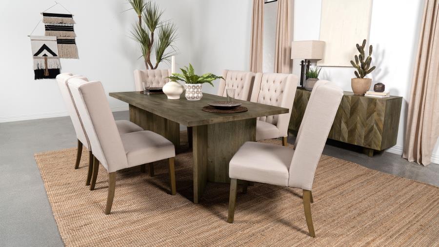 Tyler - Solid Wood Dining Table - Mango Brown