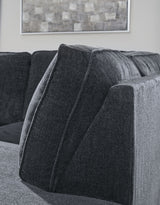 Altari - Right Arm Facing Corner Chaise With Sleeper 2 Pc Sectional - Slate