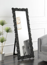 Mckay - Acrylic Frame Standing Mirror - Smokey Gray by CoasterEveryday | Bel Furniture