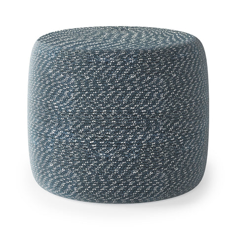 Bayley - Versatile Round Braided Pouf - view 3