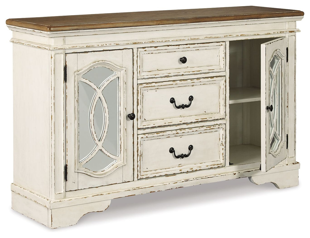 Realyn - Chipped White - Dining Room Server by Signature Design by Ashley® | Bel Furniture