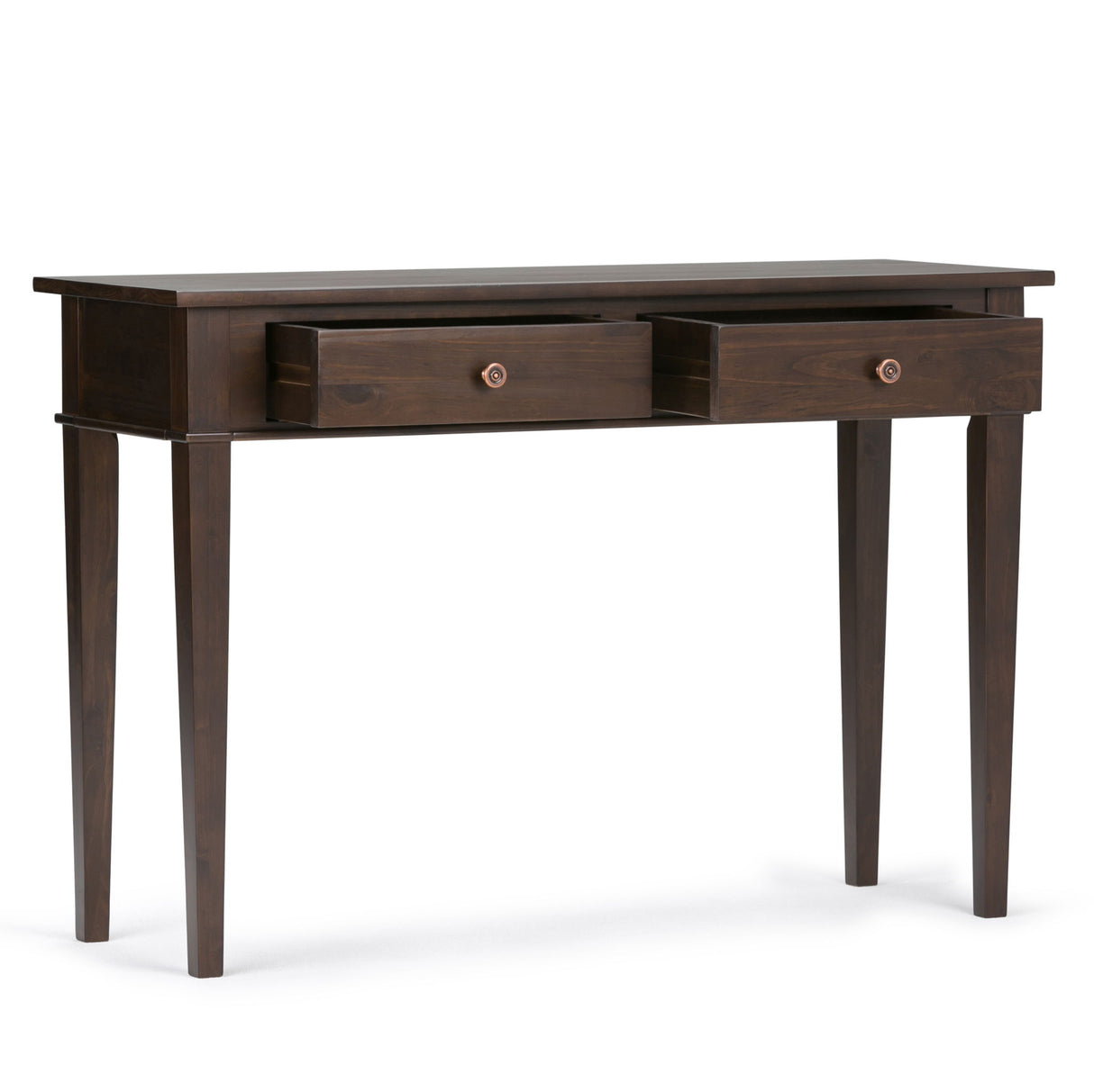 Carlton - Console Sofa Table - Dark Tobacco Brown by Simpli-Home | Bel Furniture