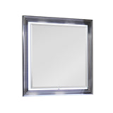 Moon - Smooth Mirror With LED - White