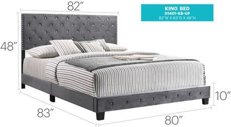 Luxurious Upholstered Bed - view 100