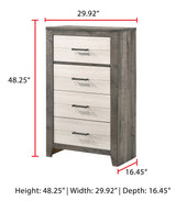 Rhett - Chest - Chalk / Gray