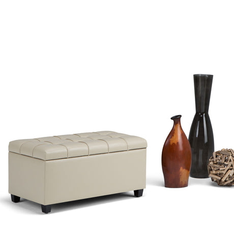 Sienna - Upholstered Storage Ottoman Bench - view 25