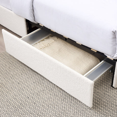 Liv - Patented With Drawers Upholstered Storage Platform Bed - view 28