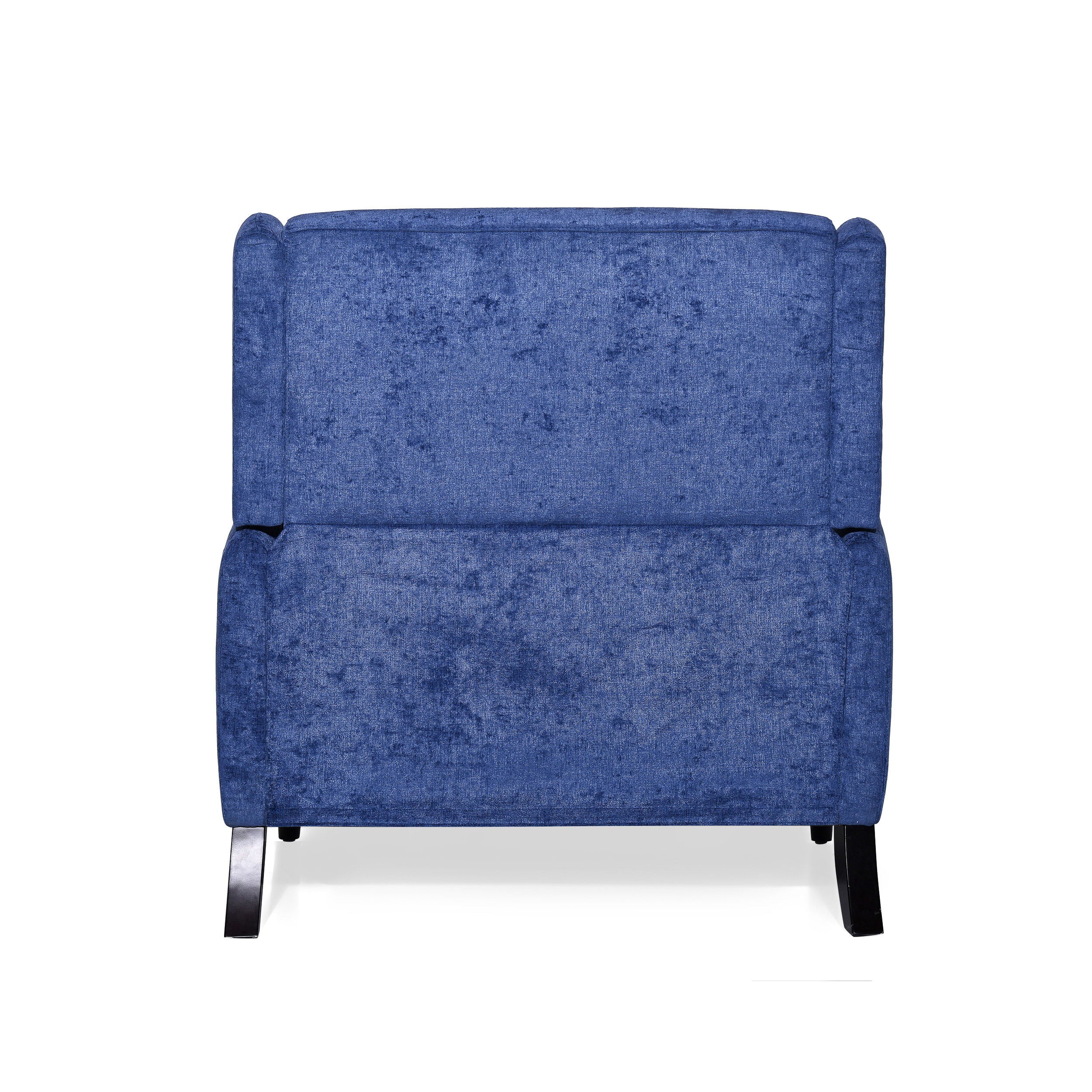 Oversized Textured Fabric Pushback Recliner