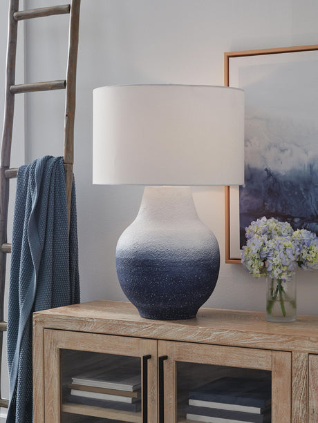 Dashland - Metal Table Lamp - White / Navy - view 5