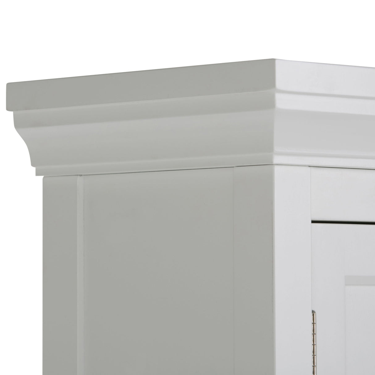 Avington - Space Saver Cabinet - Pure White by Simpli-Home | Bel Furniture