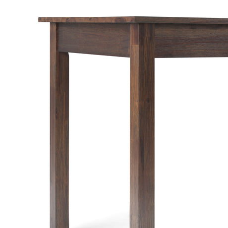 Monroe - Desk - Distressed Charcoal Brown by Simpli-Home | Bel Furniture