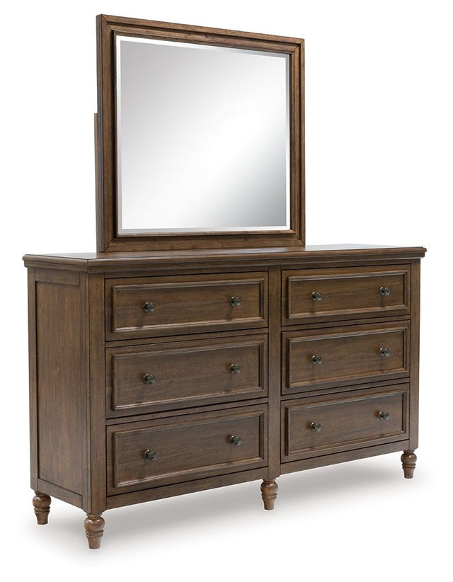 Sturlayne - Brown - Dresser And Mirror by Benchcraft® | Bel Furniture