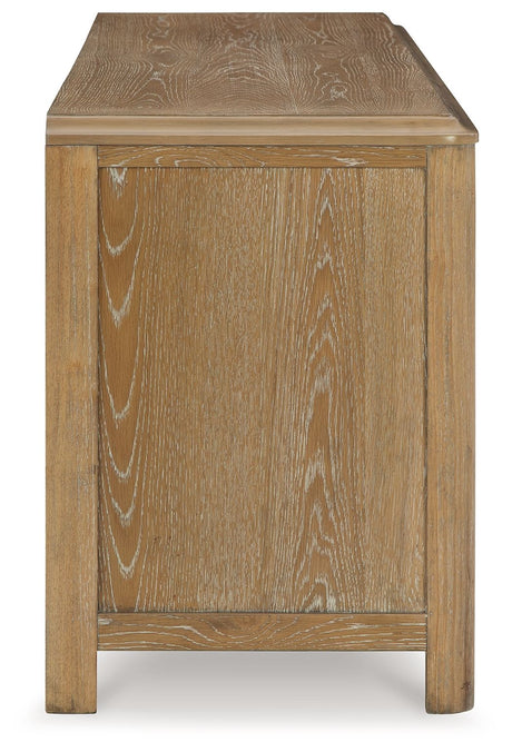 Rencott - Light Brown - Extra Large TV Stand by Signature Design by Ashley® | Bel Furniture