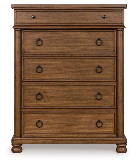 Rowlenstown - Five Drawer Chest - view 13