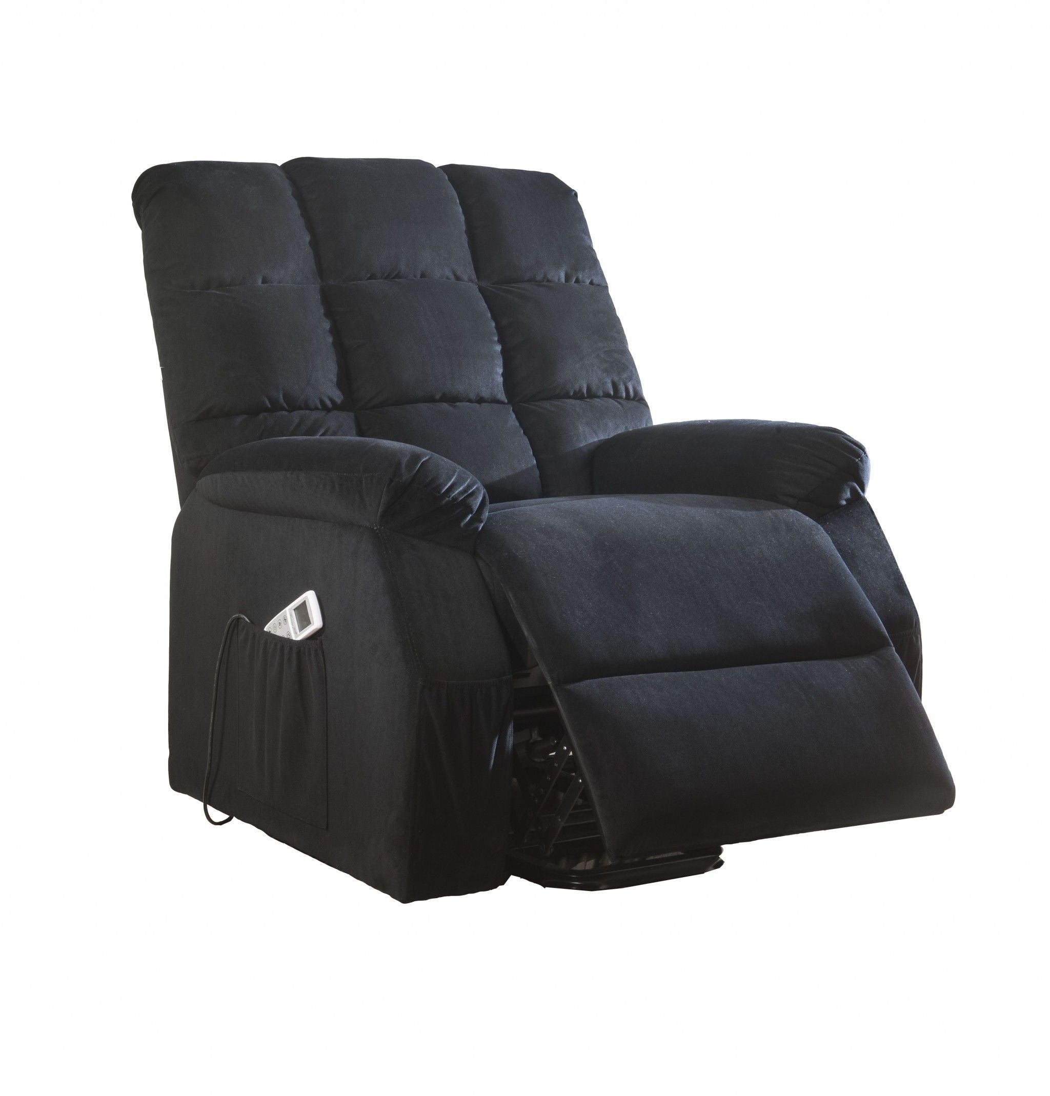 34" Recliner - Black