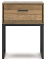Deanlow - Honey - One Drawer Night Stand by Signature Design by Ashley® | Bel Furniture